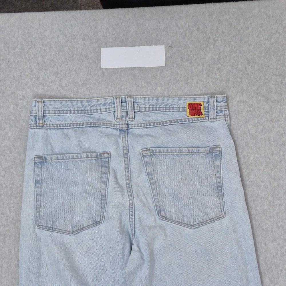 Empyre Men Jeans 32 Light Blue Denim Relaxed Baggy Y2K Skate Grunge READ
